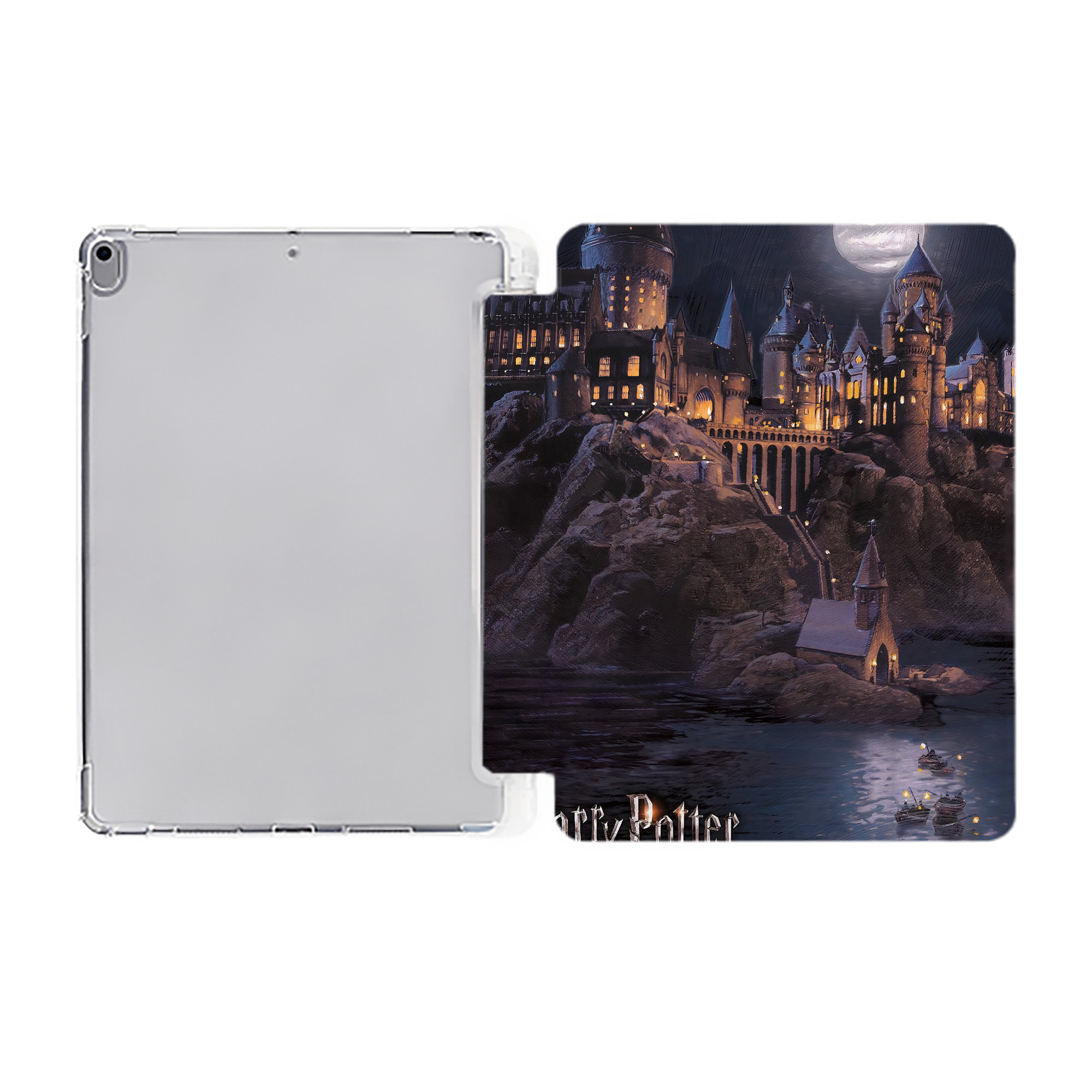 （画像用） Harry Potter ハリー・ポッターシリーズ IPad ケース ペン収納付き 三つ折りスタンド PUレザー×シリコン 対応機種9.5/10.5/10.9インチ